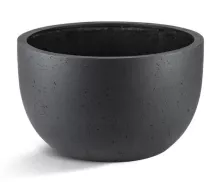 BIG EGG POT LOW ANTHRACITE
