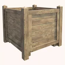 HOUTEN PLANTENBAK OLIVIER