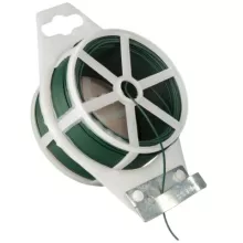 Geplastificeerd metaaldraad groen