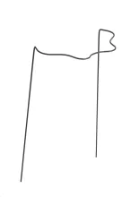 Plantensteun 1/2 rond gewelfd