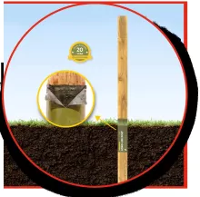 Postsaver paalbeschermer