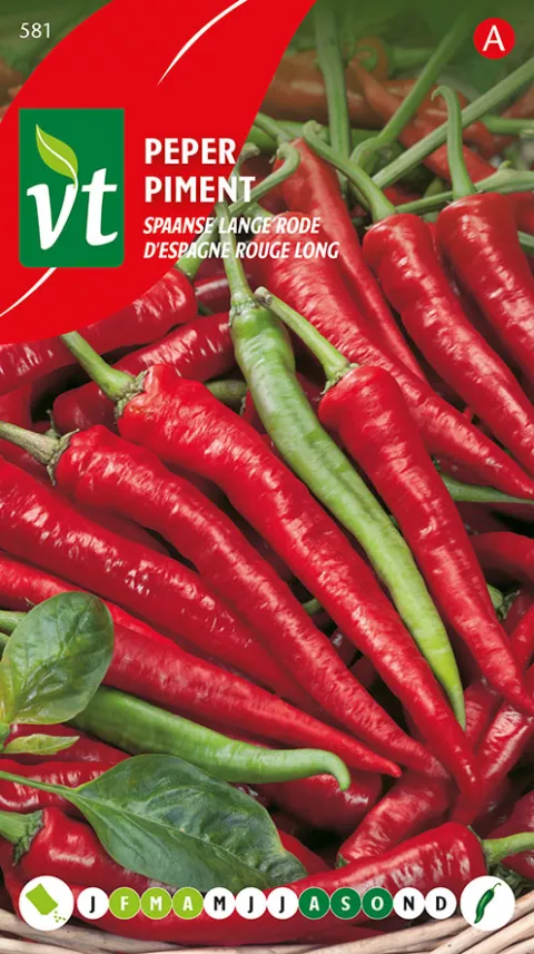 PEPER SPAANSE LANGE RODE