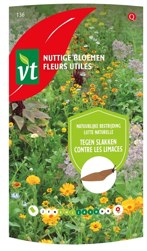 BLOEMENWEIDE NUTTIGE BLOEMEN TEGEN SLAKKEN