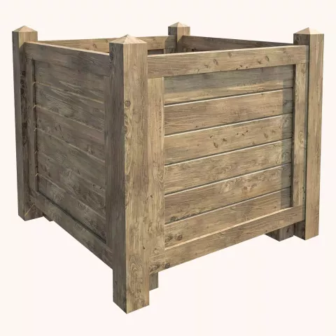 HOUTEN PLANTENBAK OLIVIER