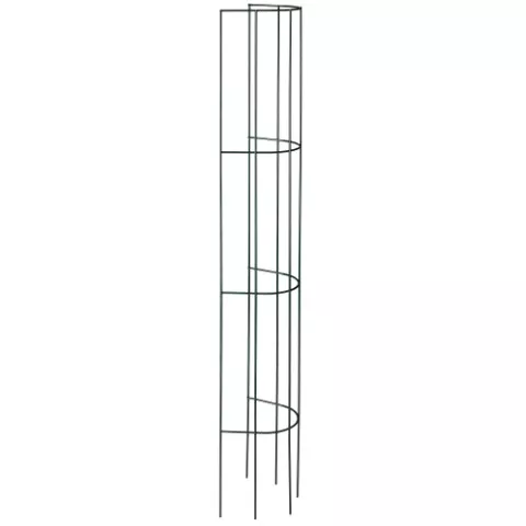 METALEN REGENPIJP KLIMREK geplastificeerd groen