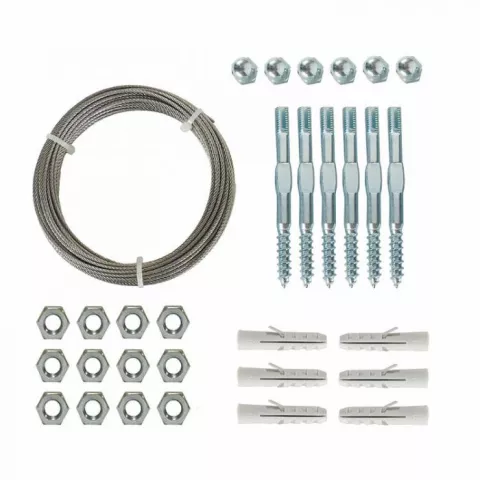 SPANDRAADSYSTEEM VOOR KLIMPLANTEN