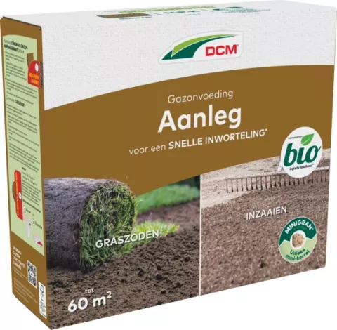 DCM GAZON MESTSTOF AANLEG