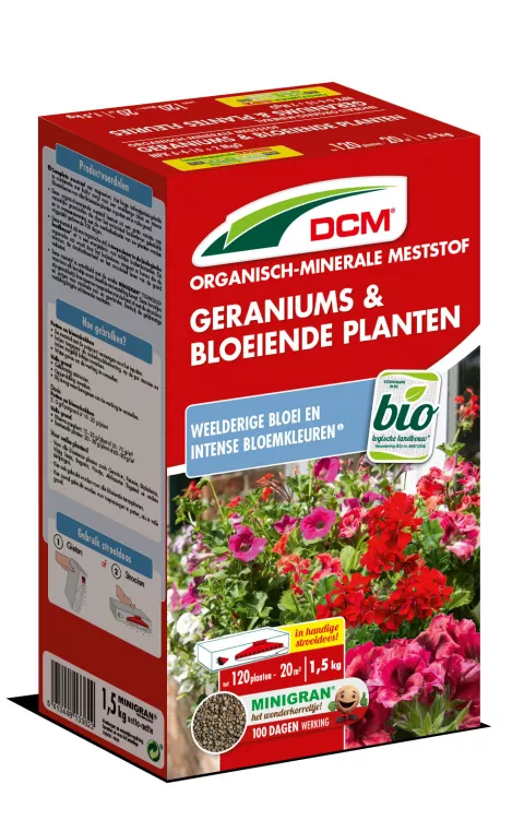 DCM GERANIUMS & BLOEIENDE PLANTEN MESTSTOF