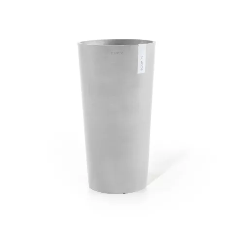 ECOPOTS AMSTERDAM EXTRA HOOG WHITE GREY