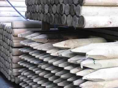 Paal gefreesd diam 6 cm