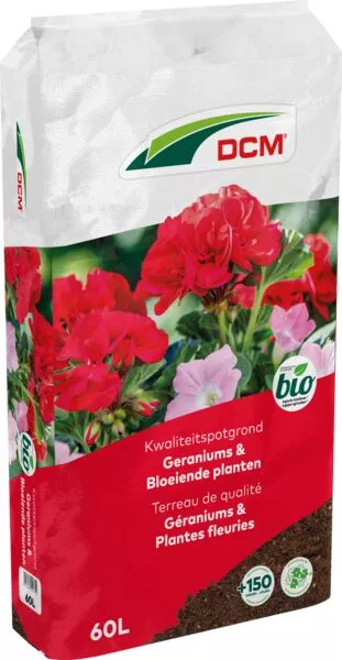 POTGROND GERANIUMS & BLOEIENDE PLANTEN DCM