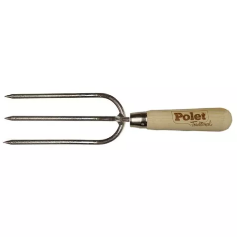 Traditional handwiedvork kort handvat polet Polet